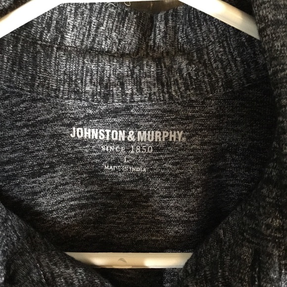 Johnston and Murphy knit polo shirt men’s large - Picture 3 of 4